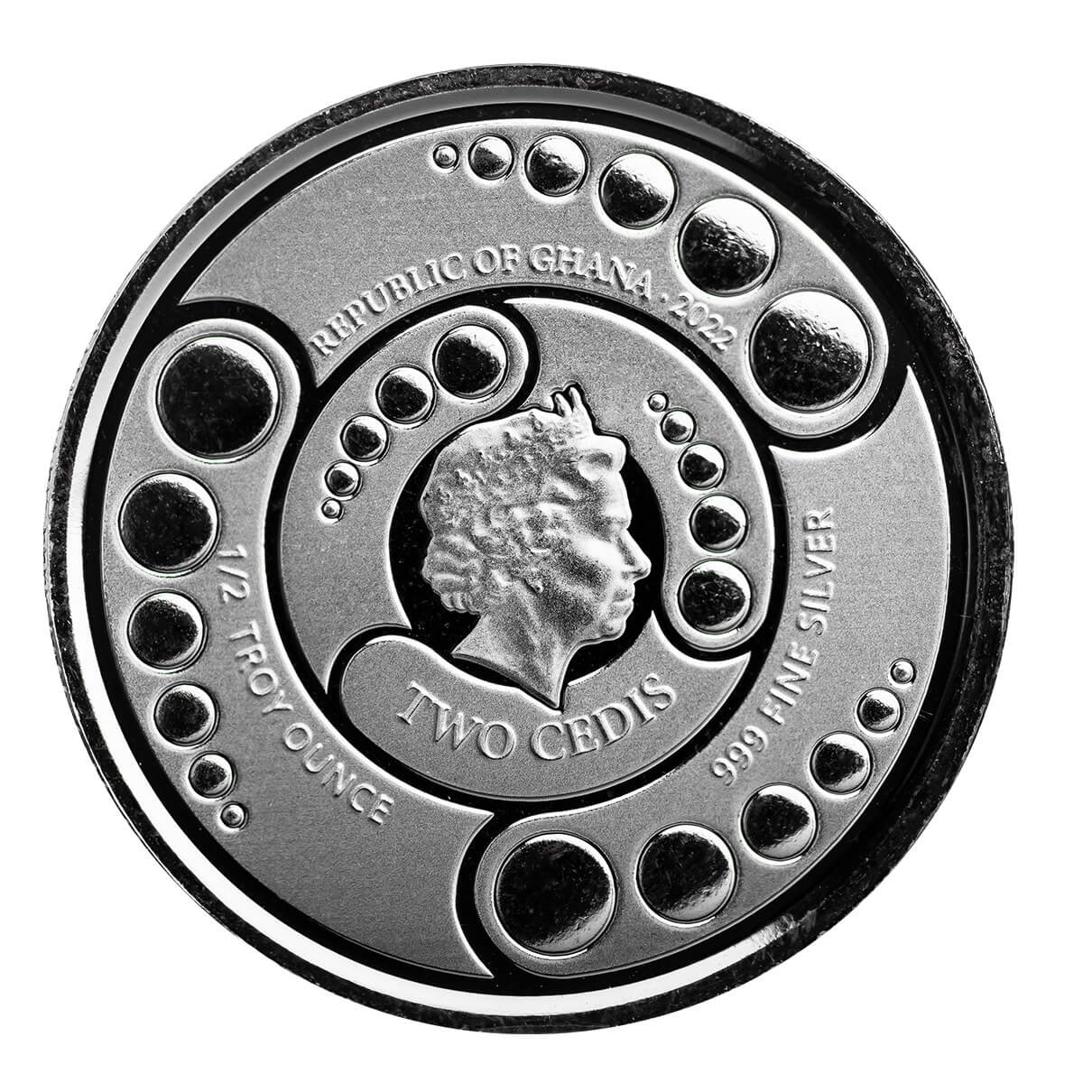 Scottsdale Mint 2022 Ghana Alien Half Ounce 999 Silver Proof Like