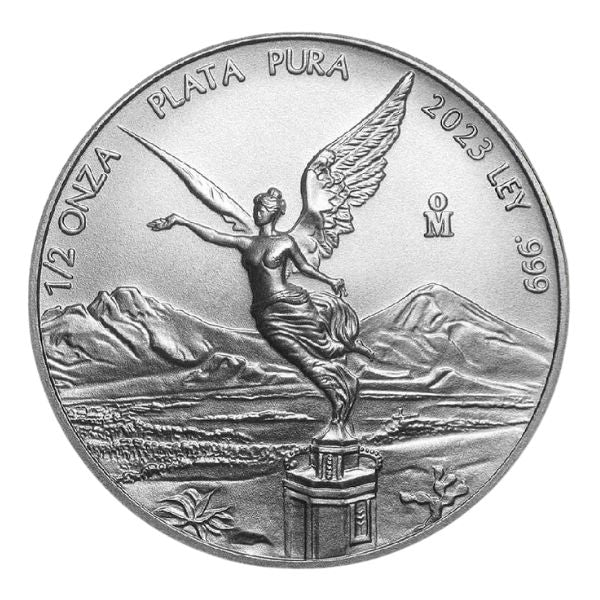 1/2 oz 999 Pure Silver 2023 Mexico Libertad BU
