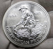 1 oz Engelhard Prospector 999 Silver Round