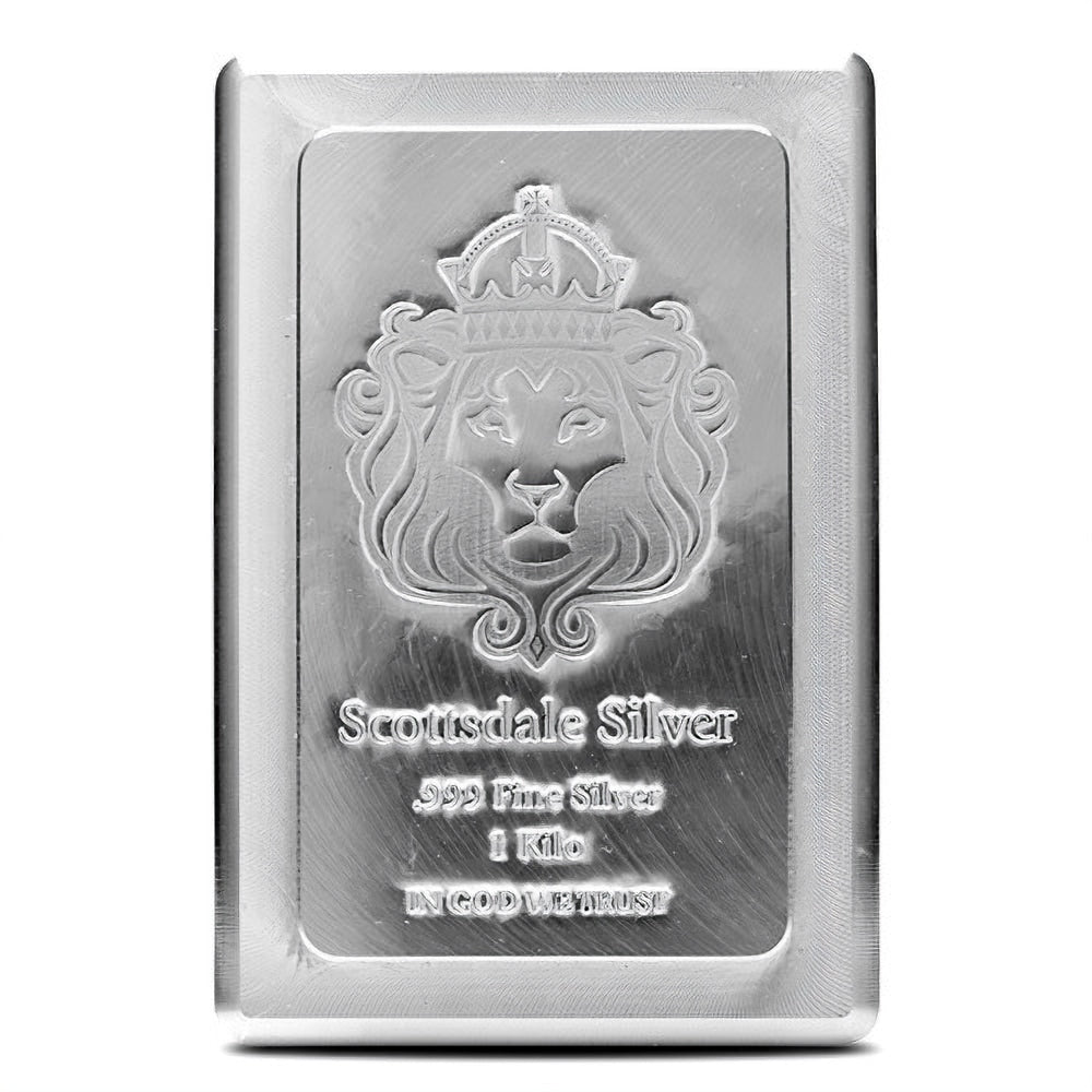 Scottsdale Mint KILO Stacker 1 Kilo Pure 999 Silver Bar