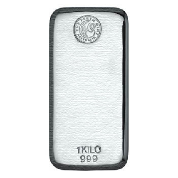 1 KILO PERTH MINT 999 SILVER BAR