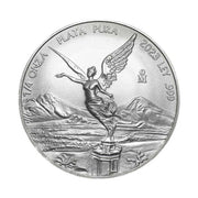 1/4 oz 999 Pure Silver 2023 Mexico Libertad BU