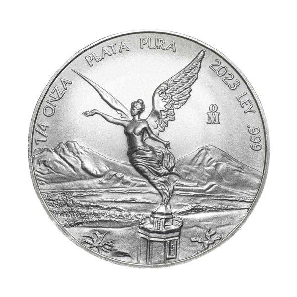 1/4 oz 999 Pure Silver 2023 Mexico Libertad BU