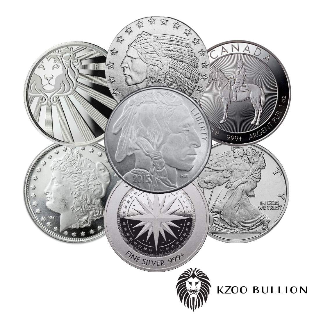 1 oz 999 Silver Round Various Mints