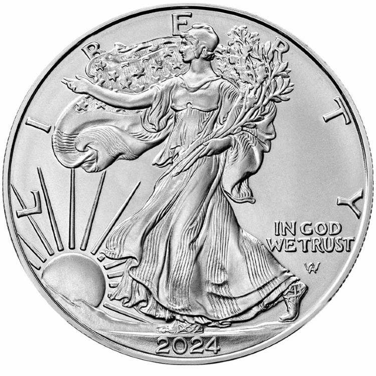 2024 1 oz 999 American Silver Eagle New Brilliant Uncirculated