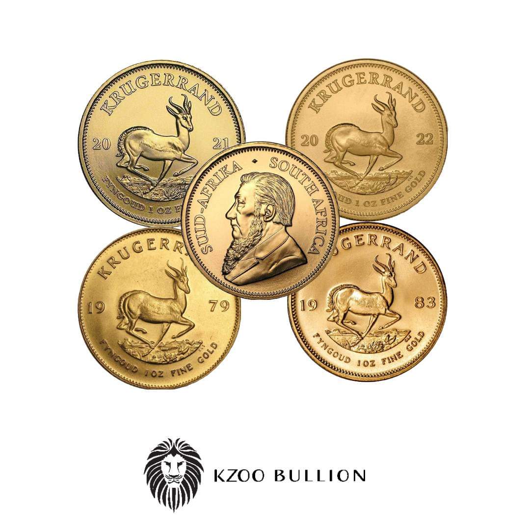 1oz Gold Krugerrand Coin Random Year BU