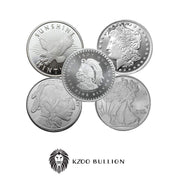 Half Ounce 999+ Silver Round 1/2 oz Various Mints New
