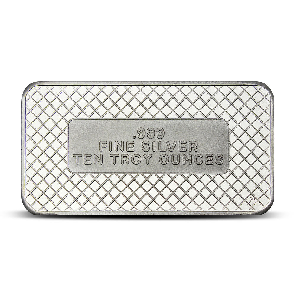 10 OZ SILVER BAR FLAG SILVERTOWNE