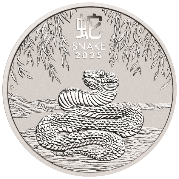 2025 1/2 OZ PERTH MINT SILVER SNAKE (LUNAR SERIES)
