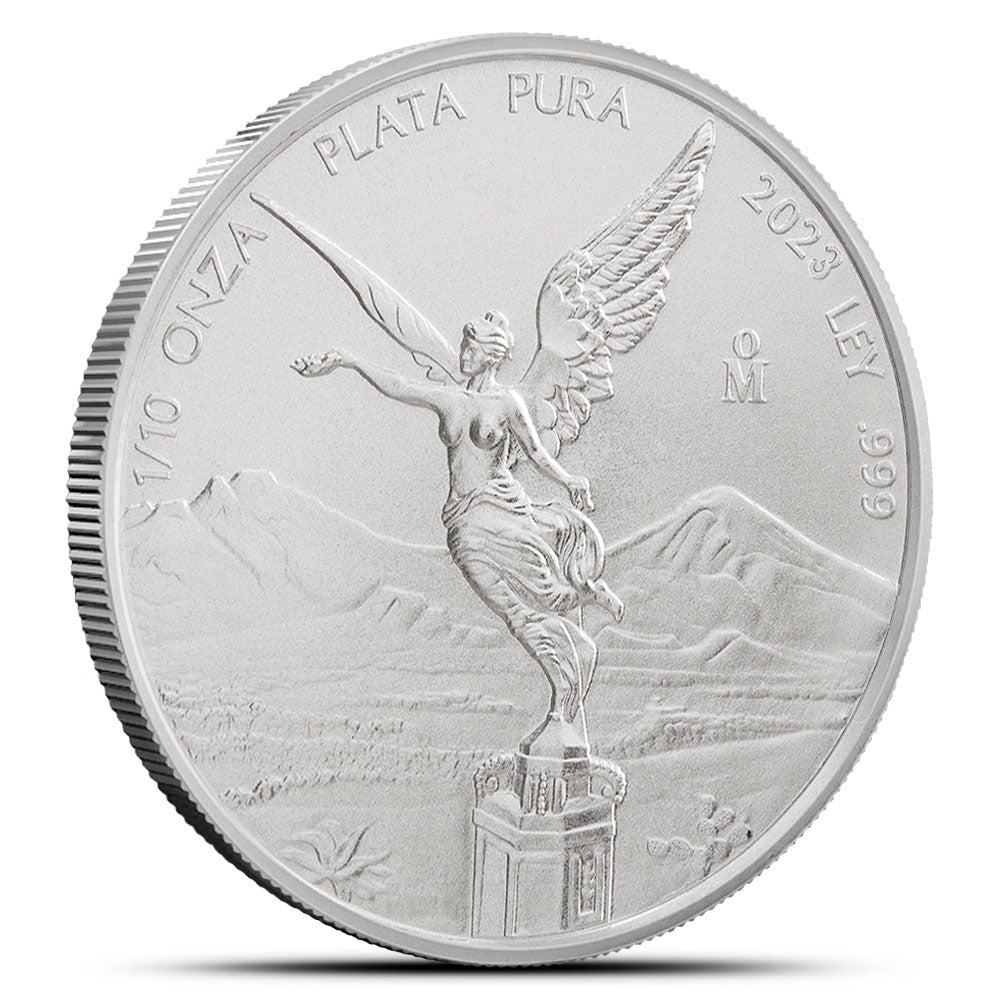 1/10 oz 999 Pure Silver 2023 Mexico Libertad BU