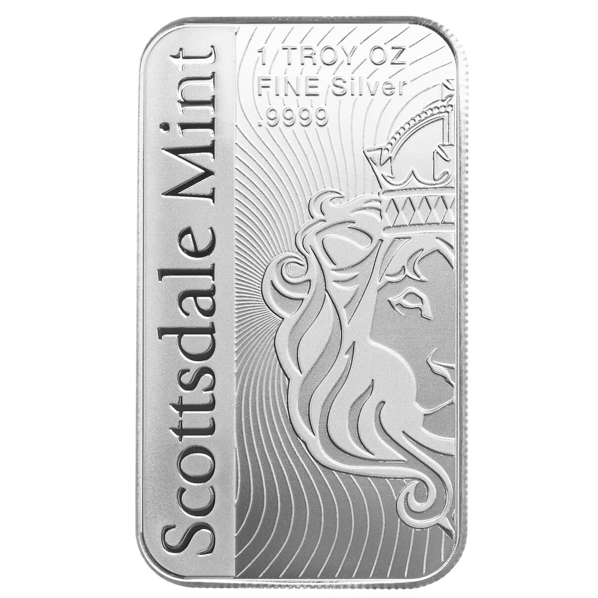Scottsdale The Vortex 1 oz 9999 Silver Bar